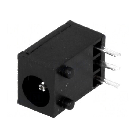 Conector alimentare DC soclu tată 3,5mm 1A MINI THT | Electronic-mag.ro | Componente Electronice