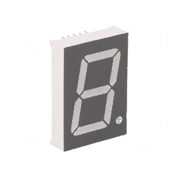 Afișaj LED 7 segmente 30,6mm roșu 1,2 Nr.car 30-60mcd | Electronic-mag.ro | Componente Electronice