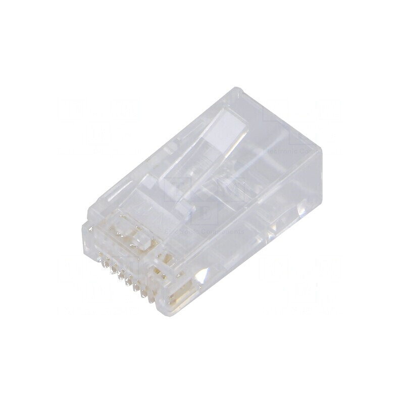 Conector RJ45 Cat 6 ecranat 8p8c | Electronic-mag.ro | Componente Electronice Conector RJ45 Cat 6 ecranat 8p8c | Electronic-mag.ro | Componente Electronice