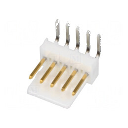 Conector cablu-placă soclu tată KK 254 2,54mm PIN 5 THT 4A | Electronic-mag.ro | Componente Electronice