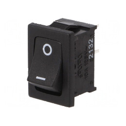 Rocker SPST-NO ON-OFF 4A 250VAC negru 30mΩ -20÷55°C | Electronic-mag.ro | Componente Electronice