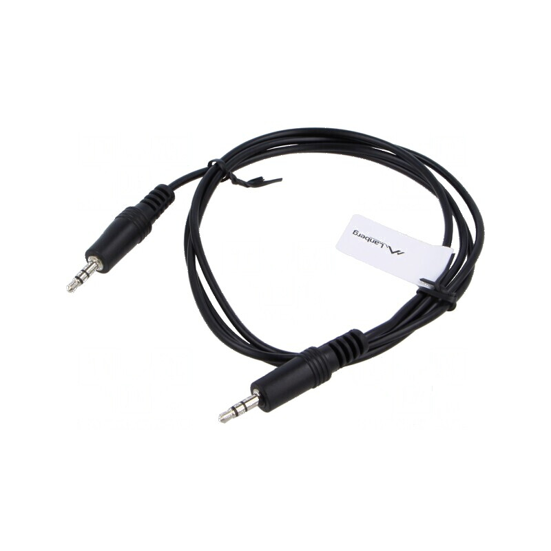 Cablu audio Jack 3,5mm 3pin mufe ambele părţi 1,2m negru PVC | Electronic-mag.ro | Componente Electronice Cablu audio Jack 3,5mm 3pin mufe ambele părţi 1,2m negru PVC | Electronic-mag.ro | Componente Electronice