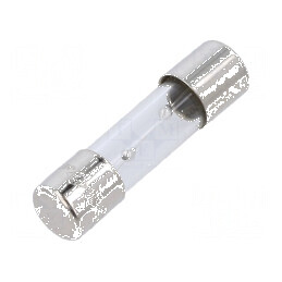 Siguranţă întârziere 5A 250VAC sticlă 5x20mm alamă | Electronic-mag.ro | Componente Electronice