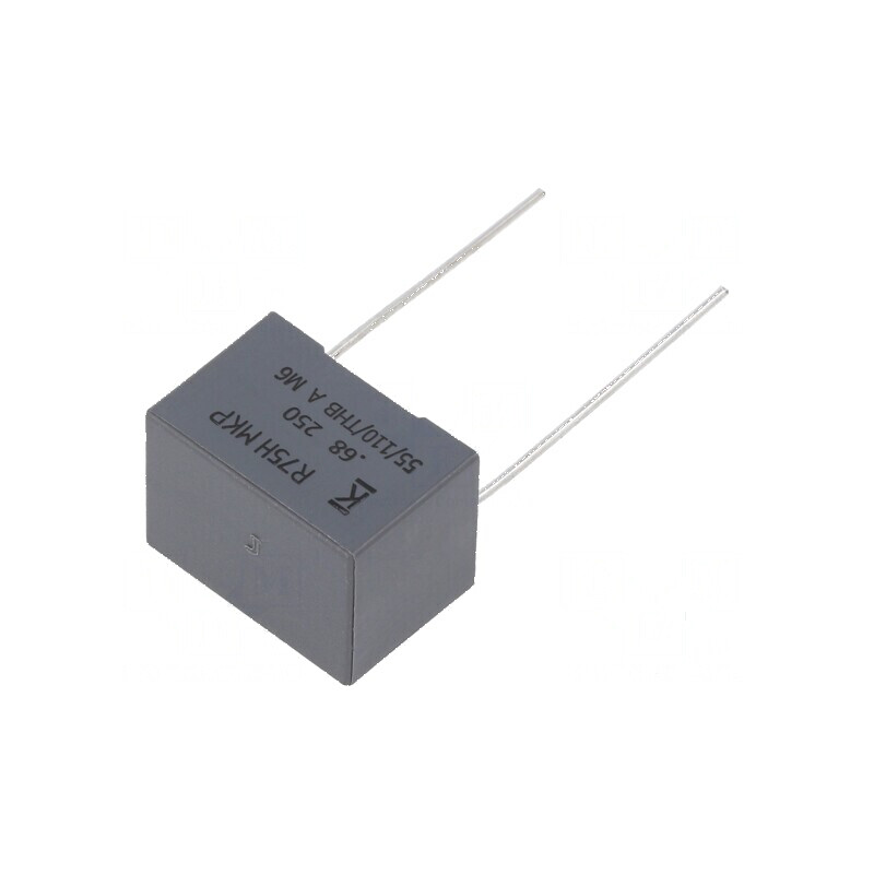 Condensator polipropilenă R75 680nF 18x13x12mm THT ±5% | Electronic-mag.ro | Componente Electronice