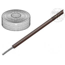 Cablu SiF 1x1mm2 litat Cu LSZH silicon maro 100m 60-180°C | Electronic-mag.ro | Componente Electronice