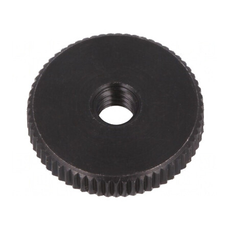Buton de reglare 16mm M4 4mm oţel DIN 467 | Electronic-mag.ro | Componente Electronice