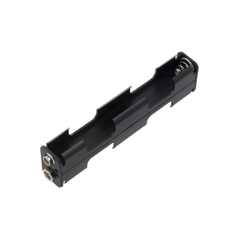 Suport baterii AA/R6 pentru 4 baterii tip 6F22, negru | Electronic-mag.ro | Componente Electronice Suport baterii AA/R6 pentru 4 baterii tip 6F22, negru | Electronic-mag.ro | Componente Electronice