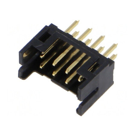 Conector PCB-cablu DF11 tată PIN 8 Pas 2mm THT | Electronic-mag.ro | Componente Electronice