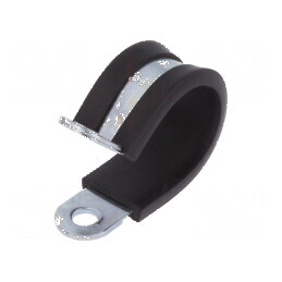 Clipsuri Øbuclă oţel 23mm x 15mm cu protecţie EPDM | Electronic-mag.ro | Componente Electronice