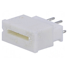 Conector FFC/FPC drept 4 PIN ZIF THT 200V 1A cositorit | Electronic-mag.ro | Componente Electronice