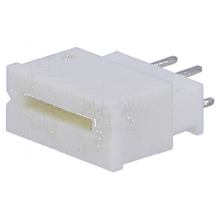 Conector FFC/FPC drept 4 PIN ZIF THT 200V 1A cositorit | Electronic-mag.ro | Componente Electronice
