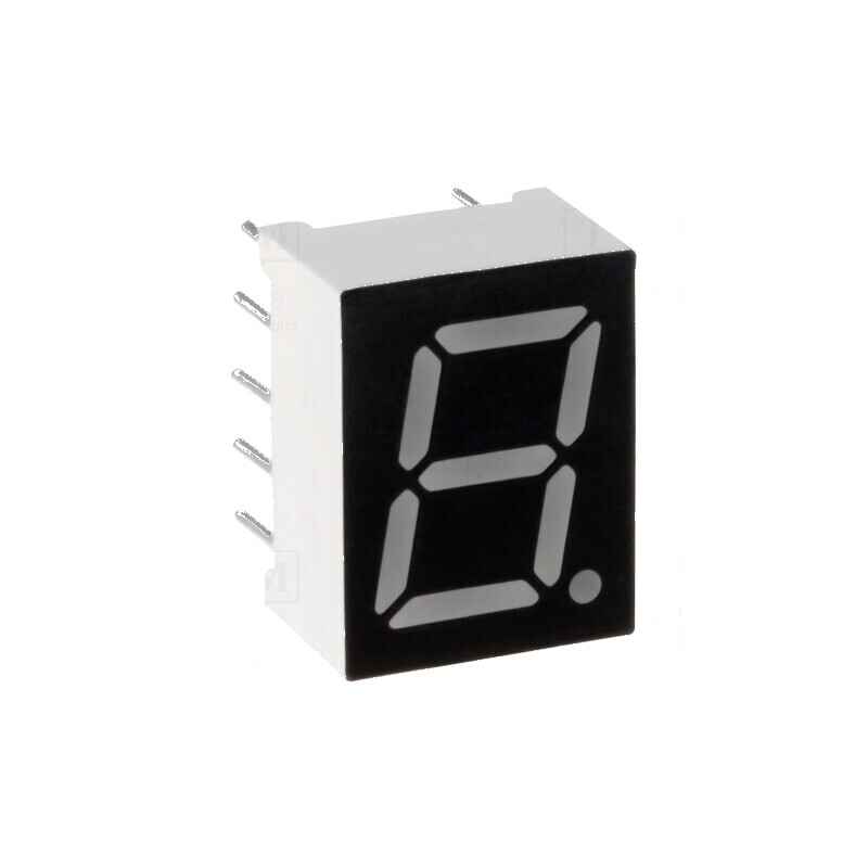 Afișaj LED 7 segmente 9,9mm galben 1 car 8mcd | Electronic-mag.ro | Componente Electronice Afișaj LED 7 segmente 9,9mm galben 1 car 8mcd | Electronic-mag.ro | Componente Electronice