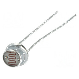 Fotorezistor 100mW 16-50kΩ 540nm THT 150VDC Ø5,5mm | Electronic-mag.ro | Componente Electronice