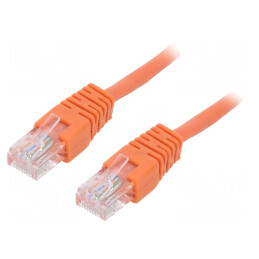 Cablaj patch U/UTP 5e CCA PVC portocalie 0,5m 26AWG | Electronic-mag.ro | Componente Electronice