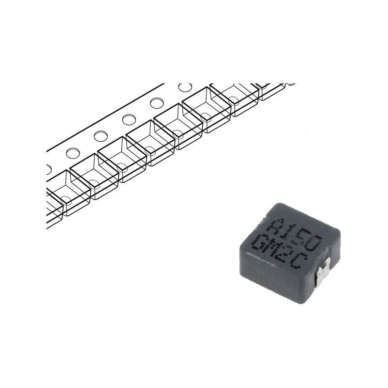 Inductor SMD 15uH 2,4A 138mΩ ±20% Isat 2,1A | Electronic-mag.ro | Componente Electronice