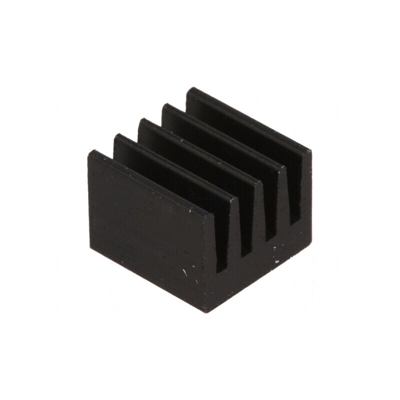 Radiator aluminiu extrudat negru 8mm x 8mm x 6mm 74K/W | Electronic-mag.ro | Componente Electronice Radiator aluminiu extrudat negru 8mm x 8mm x 6mm 74K/W | Electronic-mag.ro | Componente Electronice