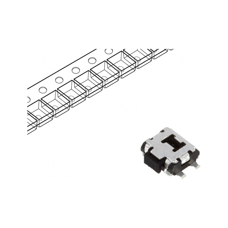 Microîntrerupător TACT SPST-NO 0,05A/12VDC SMT Poz: 2 | Electronic-mag.ro | Componente Electronice Microîntrerupător TACT SPST-NO 0,05A/12VDC SMT Poz: 2 | Electronic-mag.ro | Componente Electronice