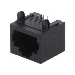 Conector RJ45 8p8c THT în unghi Cat 5 | Electronic-mag.ro | Componente Electronice