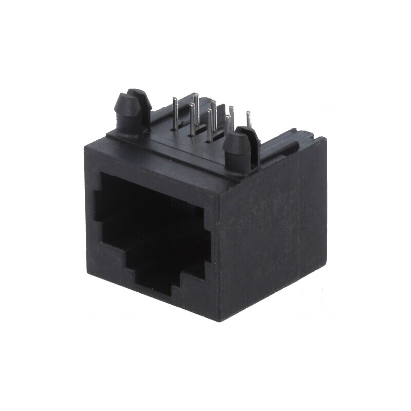 Conector RJ45 8p8c THT în unghi Cat 5 | Electronic-mag.ro | Componente Electronice