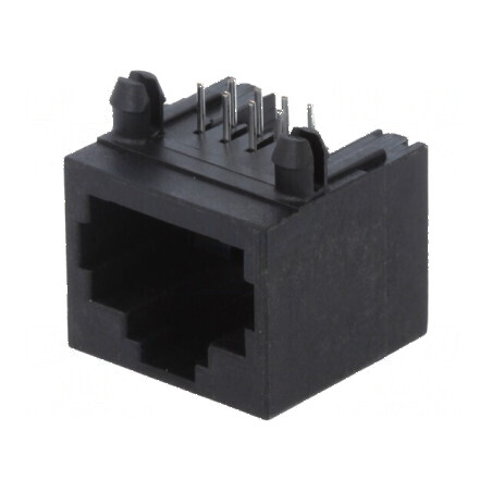 Conector RJ45 8p8c THT în unghi Cat 5 | Electronic-mag.ro | Componente Electronice