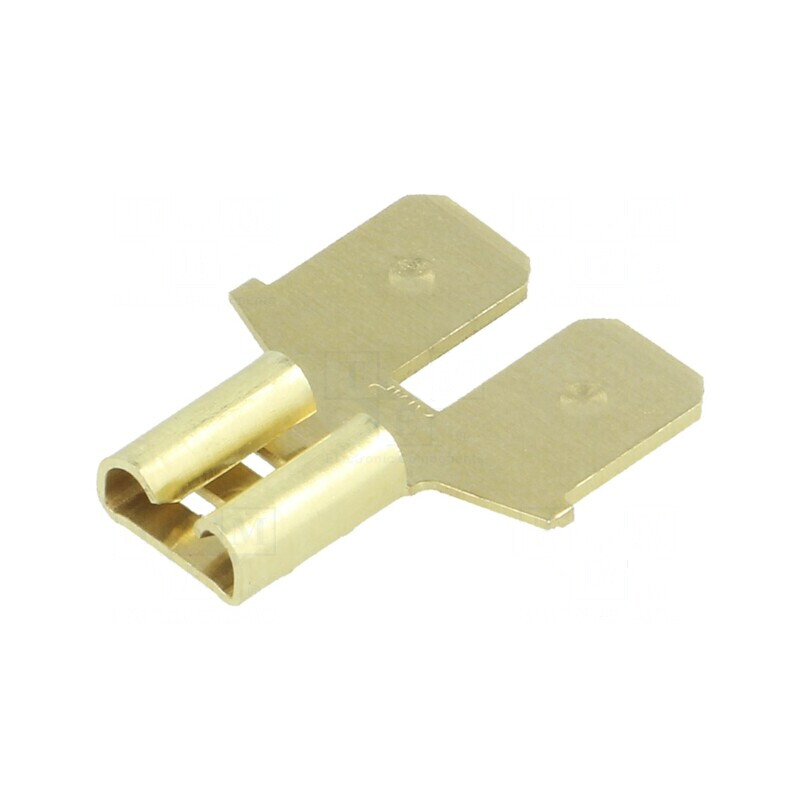 Terminal plat 6,3mm 0,8mm 1 x mamă 2 x tată fără alamă | Electronic-mag.ro | Componente Electronice
