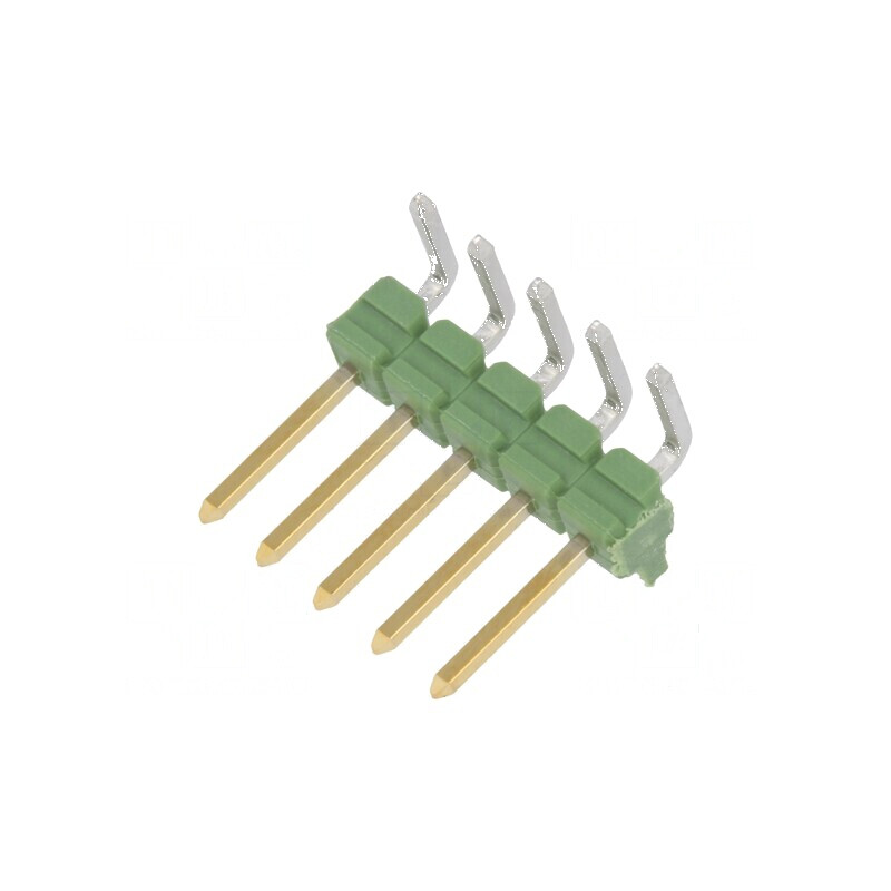 Conector AMPMODU MOD II tată 5 pini THT | Electronic-mag.ro | Componente Electronice