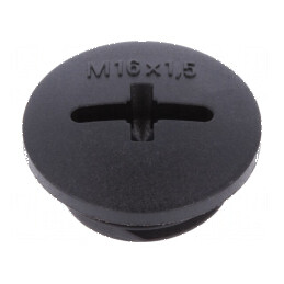 Capac protecție M16 1,5 IP68 poliamidă neagră SKINDICHT® | Electronic-mag.ro | Componente Electronice