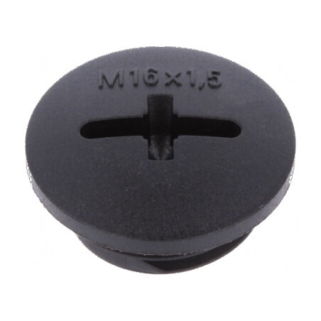 Capac protecție M16 1,5 IP68 poliamidă neagră SKINDICHT® | Electronic-mag.ro | Componente Electronice