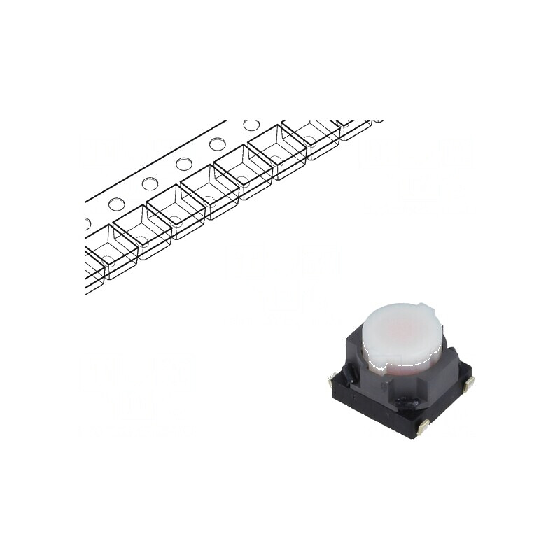 Microîntrerupător TACT SPST 0,02A 15VDC SMT fără 3,5mm | Electronic-mag.ro | Componente Electronice Microîntrerupător TACT SPST 0,02A 15VDC SMT fără 3,5mm | Electronic-mag.ro | Componente Electronice