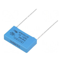 Condensator polipropilenă X1 PHE845 10nF 26x6,5x14,5mm | Electronic-mag.ro | Componente Electronice