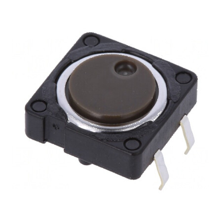 Microîntrerupător TACT SPST 0,05A 12VDC THT 2,6N 4,3mm | Electronic-mag.ro | Componente Electronice
