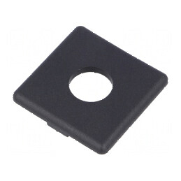 Capac de protecție pentru profil 10mm cu orificiu | Electronic-mag.ro | Componente Electronice