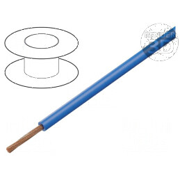 Cablu FLRYW-A 1x1,5mm2 cu litat din Cu PVC albastru 60V 100m | Electronic-mag.ro | Componente Electronice