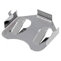 Clips CR2430 DL2430 pentru PCB - H: 3,7mm Ø: 24mm | Electronic-mag.ro | Componente Electronice