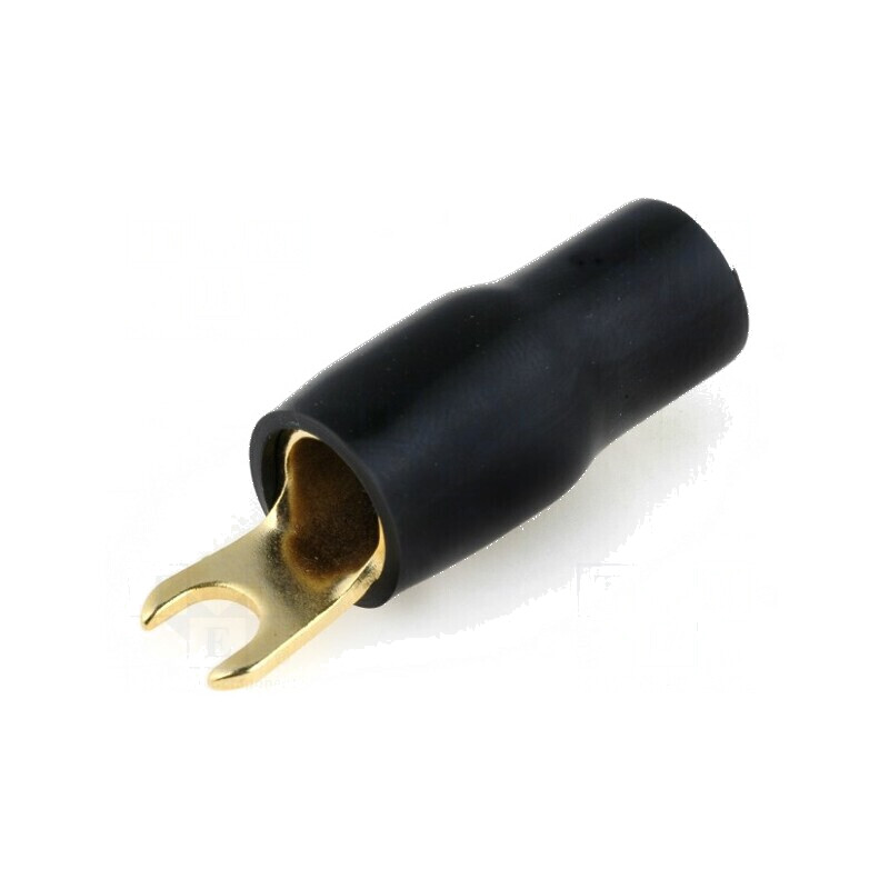 Terminal M4 20mm² aurit izolat negru | Electronic-mag.ro | Componente Electronice