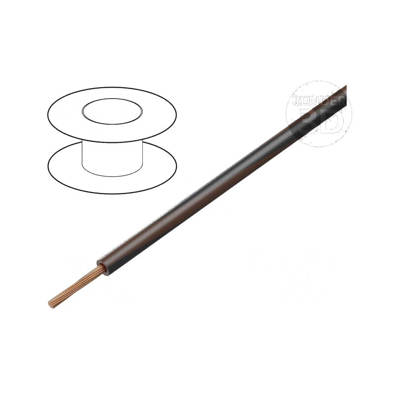 Cablu H05V-K 0,75mm2 PVC maro-negru 300V 500V | Electronic-mag.ro | Componente Electronice Cablu H05V-K 0,75mm2 PVC maro-negru 300V 500V | Electronic-mag.ro | Componente Electronice