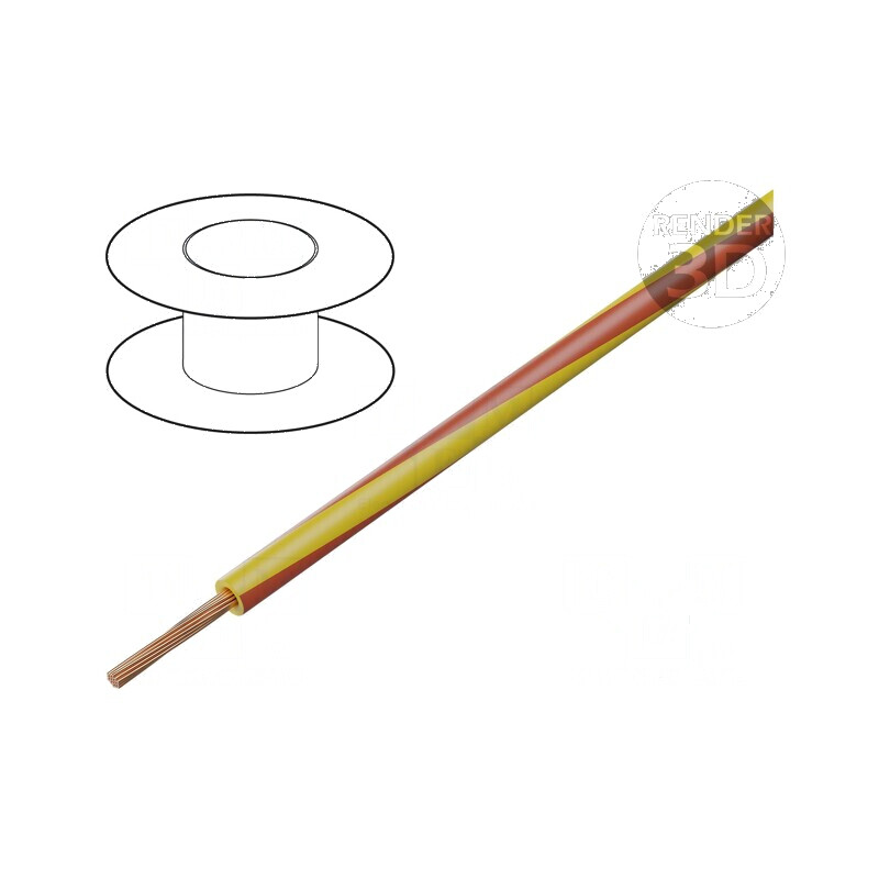 Cablu H05V-K LgY 0,75mm2 PVC galben-roșu 300V 500V | Electronic-mag.ro | Componente Electronice Cablu H05V-K LgY 0,75mm2 PVC galben-roșu 300V 500V | Electronic-mag.ro | Componente Electronice