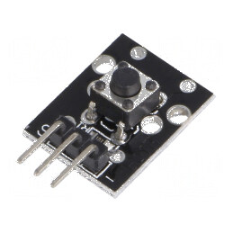 Buton digital 3,3÷5VDC pentru Arduino - Modul înşurubare Ch: 1 | Electronic-mag.ro | Componente Electronice