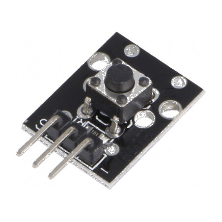 Buton digital 3,3÷5VDC pentru Arduino - Modul înşurubare Ch: 1 | Electronic-mag.ro | Componente Electronice