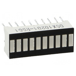 Afişaj LED riglă roşu şi verde 25,5x10,2x7,9mm | Electronic-mag.ro | Componente Electronice