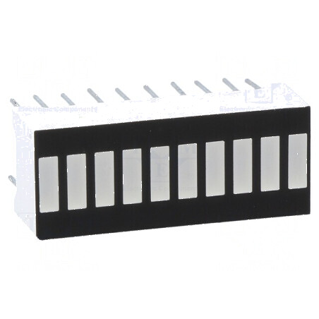 Afișaj LED riglă roșu, verde, galben 35mcd 4x3x3 | Electronic-mag.ro | Componente Electronice