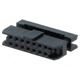 Conector IDC mufă mamă 14 PIN fără presare cablu | Electronic-mag.ro | Componente Electronice
