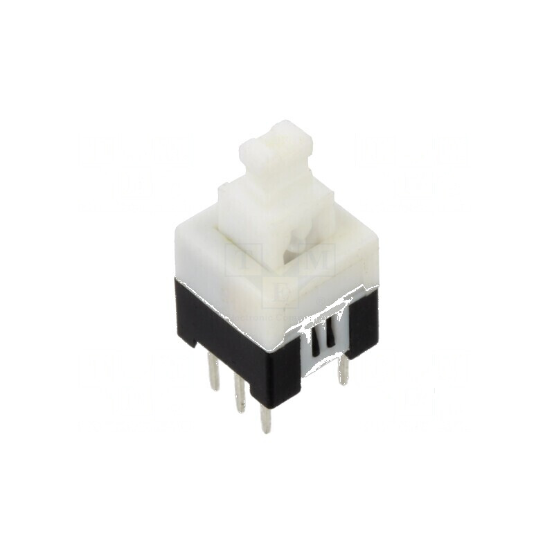 Comutator acţionat prin apăsare Poz 2 DPDT 0,1A/30VDC THT | Electronic-mag.ro | Componente Electronice