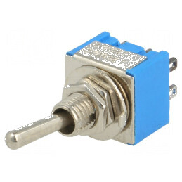 Comutator basculant DP3T ON-OFF-ON 3A 250VAC 3 poziții | Electronic-mag.ro | Componente Electronice