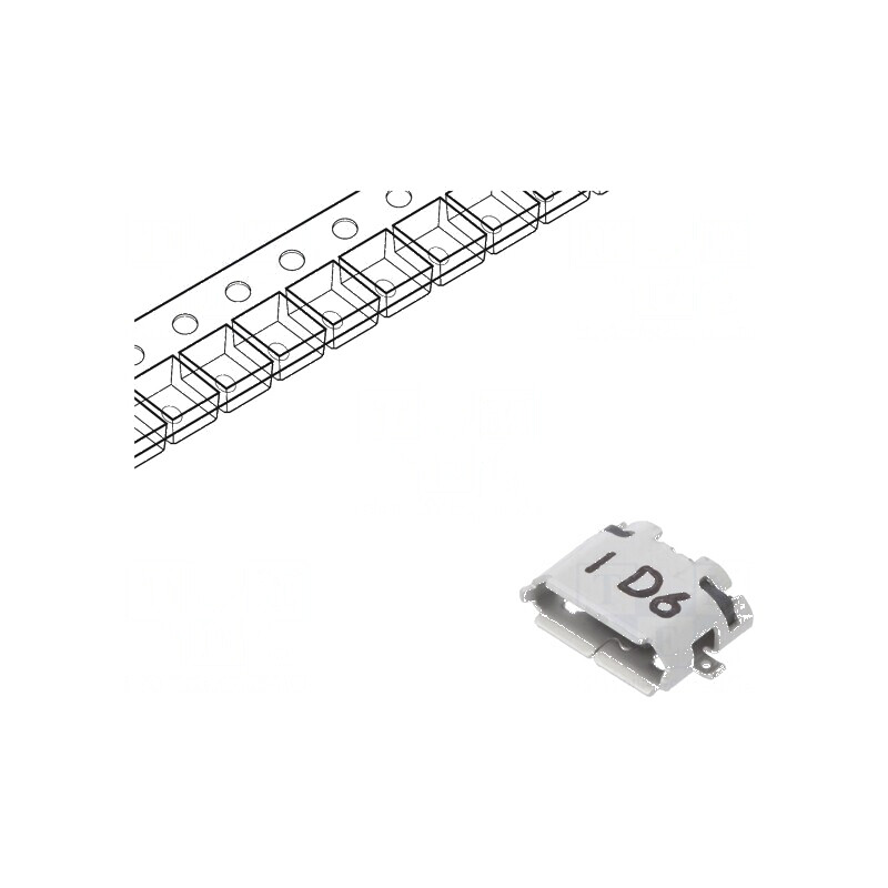 Conector USB B Micro Soclu ZX 5 PIN pentru PCB SMT USB 2.0 | Electronic-mag.ro | Componente Electronice