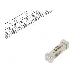Siguranţă ardere rapidă 1A 250VAC 125VDC SMD cupru | Electronic-mag.ro | Componente Electronice
