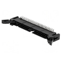 Conector IDC soclu tată 50 PIN 90° THT aurit 2,54mm | Electronic-mag.ro | Componente Electronice