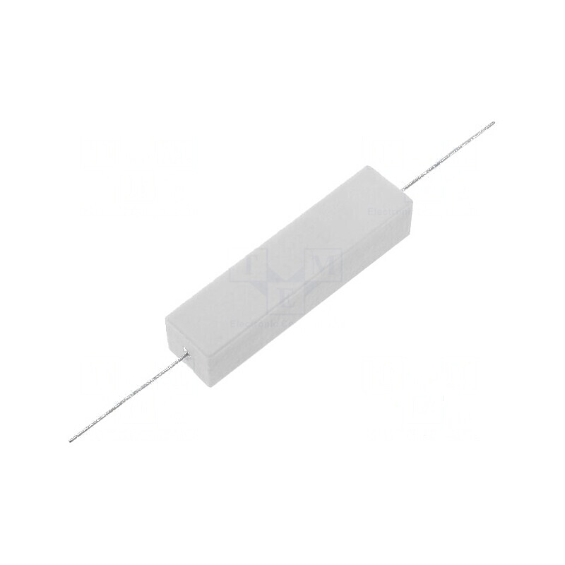 Rezistor bobinat cu ciment THT 4,7kΩ 20W ±5% 14,5x13,5x60mm | Electronic-mag.ro | Componente Electronice