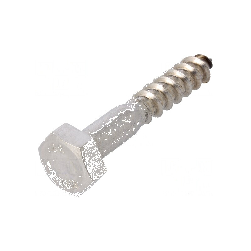 Şurub pentru lemn 10x60mm Cap hexagonal fără 17mm Înălţime cap 7mm | Electronic-mag.ro | Componente Electronice Şurub pentru lemn 10x60mm Cap hexagonal fără 17mm Înălţime cap 7mm | Electronic-mag.ro | Componente Electronice