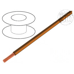 Cablu H05V-K 0,75mm2 PVC maro-portocaliu 100m | Electronic-mag.ro | Componente Electronice